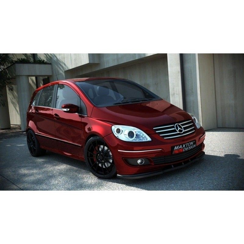 Maxton LAME DU PARE-CHOCS AVANT MERCEDES B-CLASS 245 Gloss Black, ME-B-245-FD1G Tuning.fr