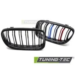 GRILLE SPORT GLOSSY BLACK TRI-COLOUR DOUBLE BAR fits BMW E90 / E91 LCI 09-11, Nouveaux produits tuning-tec