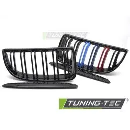 GRILLE SPORT GLOSSY BLACK TRI-COLOUR DOUBLE BLACK fits BMW E90 / E91 05-08, Nouveaux produits tuning-tec