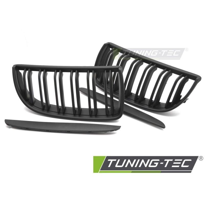 GRILLE SPORT MATT BLACK DOUBLE BAR fits BMW E90 / E91 05-08 , Nouveaux produits tuning-tec GRILLE SPORT MATT BLACK DOUBLE BAR fits BMW E90 / E91 05-08 , Nouveaux produits tuning-tec