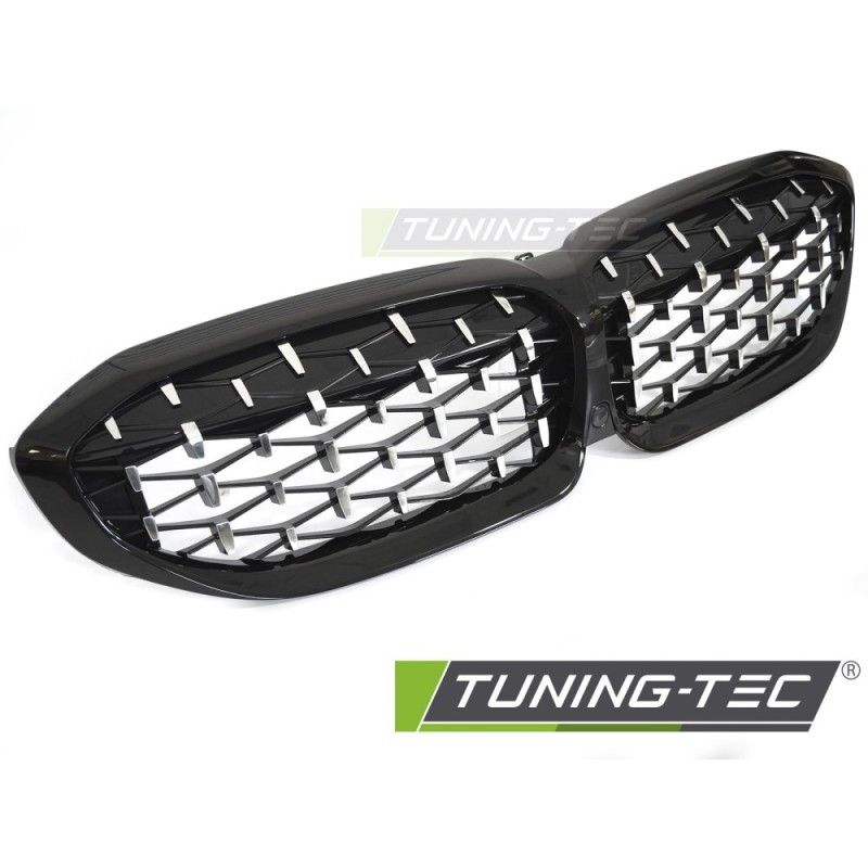 GRILLE DIAMOND CHROME BLACK fits BMW G20 / G21 19-22, Nouveaux produits tuning-tec