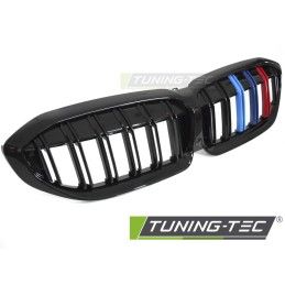 GRILLE SPORT GLOSSY BLACK TRI-COLOUR DOUBLE BAR fits BMW G20 / G21 19-22, Nouveaux produits tuning-tec