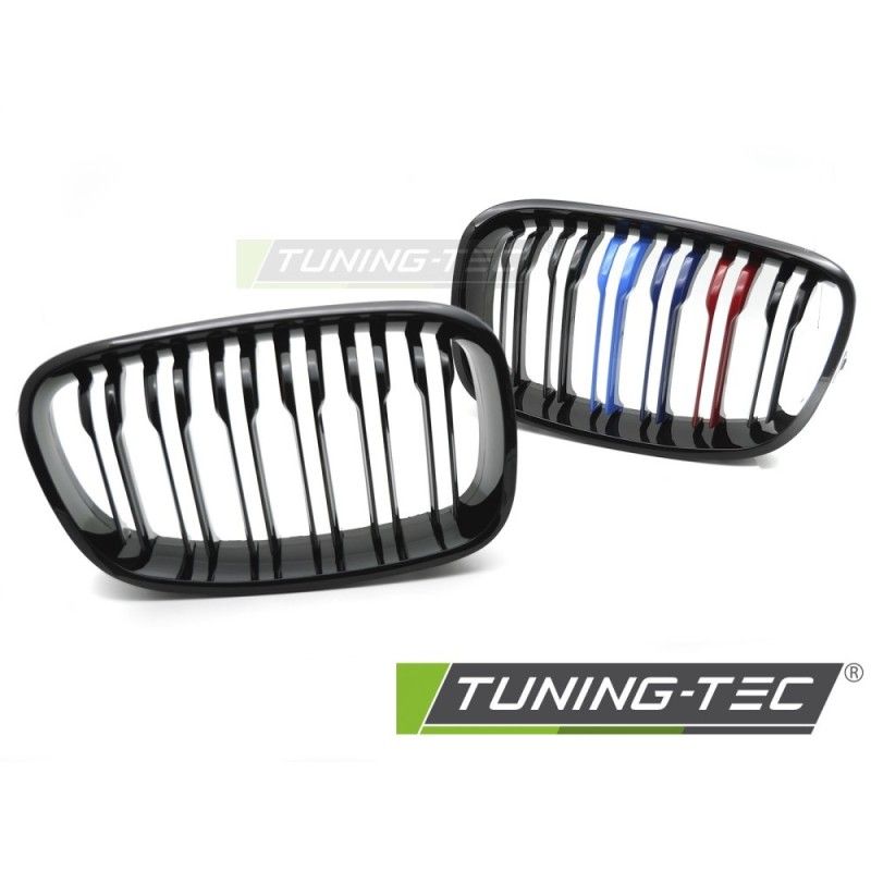 GRILLE SPORT BLACK TRI-COLOUR DOUBLE BAR fits BMW F20 / F21 11-14, Nouveaux produits tuning-tec