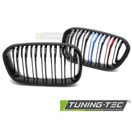 GRILLE SPORT GLOSSY BLACK TRI-COLOUR DOUBLE BAR fits BMW F20 / F21 LCI 15-18, Nouveaux produits tuning-tec