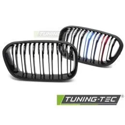 GRILLE SPORT GLOSSY BLACK TRI-COLOUR DOUBLE BAR fits BMW F20 / F21 LCI 15-18, Nouveaux produits tuning-tec