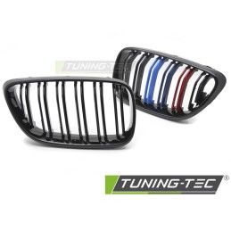 GRILLE SPORT BLACK TRI-COLOUR DOUBLE BAR fits BMW F22 / F23 13-21, Nouveaux produits tuning-tec