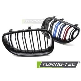 GRILLE SPORT GLOSSY BLACK TRI-COLOUR DOUBLE BAR fits BMW E60 / E61 03-10 , Nouveaux produits tuning-tec