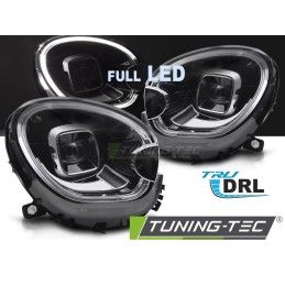 HEADLIGHTS FULL LED DRL TUBE LIGHT BLACK fits BMW MINI (COOPER) R60 R61 10-16, Nouveaux produits tuning-tec