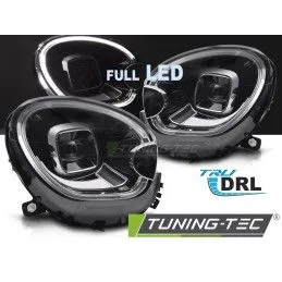 HEADLIGHTS FULL LED DRL TUBE LIGHT BLACK fits BMW MINI (COOPER) R60 R61 10-16, Nouveaux produits tuning-tec