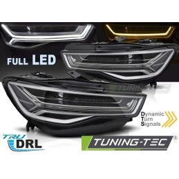 HEADLIGHTS FULL LED SEQ DRL fits AUDI A6 C7 14-18, Nouveaux produits tuning-tec