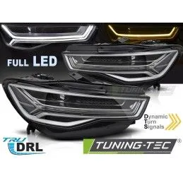 HEADLIGHTS FULL LED SEQ DRL fits AUDI A6 C7 14-18, Nouveaux produits tuning-tec