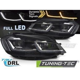 HEADLIGHTS FULL LED SILVER SEQ DRL fits VW GOLF VII 17-19, Nouveaux produits tuning-tec