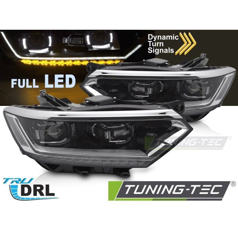 HEADLIGHTS FULL LED SEQ DRL fits VW PASSAT B8 14-19, Nouveaux produits tuning-tec