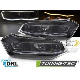 HEADLIGHTS SILVER LED SEQ DRL fits VW POLO 2G 17-21, Nouveaux produits tuning-tec