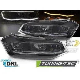 HEADLIGHTS SILVER LED SEQ DRL fits VW POLO 2G 17-21, Nouveaux produits tuning-tec