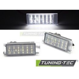 LICENSE LED LIGHTS fits RENAULT CLIO 3 / MEGANE 2 / LAGUNA 2 / MASTER 2 / OPEL MOVANO / NISSAN INTERSTAR, Nouveaux produits tuni