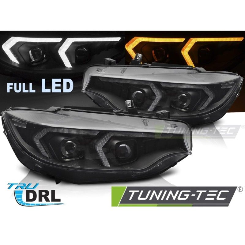 LED HEADLIGHTS BLACK DRL fits BMW F32 / F33 13-17, Nouveaux produits tuning-tec