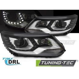 HEADLIGHTS DRL LED BLACK fits VW TIGUAN I 11-15, Nouveaux produits tuning-tec