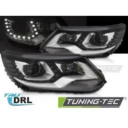 HEADLIGHTS DRL LED BLACK fits VW TIGUAN I 11-15, Nouveaux produits tuning-tec