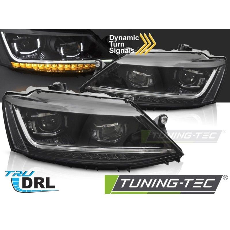 HEADLIGHTS LED SEQ DRL fits VW JETTA VI 11-18, Nouveaux produits tuning-tec