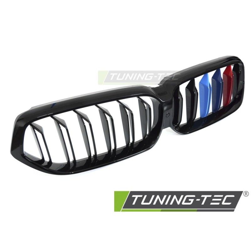 GRILLE SPORT GLOSSY BLACK TRI-COLOUR DOUBLE BAR fits BMW G32 LCI 20-23, Nouveaux produits tuning-tec