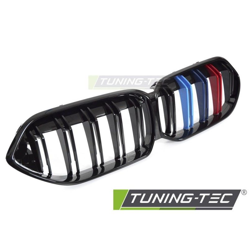GRILLE SPORT GLOSSY BLACK TRI-COLOUR DOUBLE BAR fits BMW F44 19-24 , Nouveaux produits tuning-tec GRILLE SPORT GLOSSY BLACK TRI-COLOUR DOUBLE BAR fits BMW F44 19-24 , Nouveaux produits tuning-tec