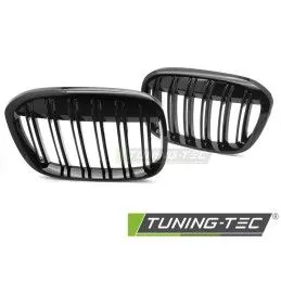 GRILLE SPORT GLOSSY BLACK DOUBLE BAR fits BMW X1 F48 15-20 , Nouveaux produits tuning-tec