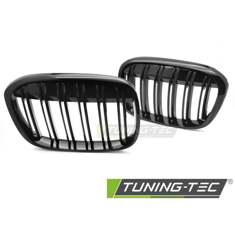 GRILLE SPORT GLOSSY BLACK DOUBLE BAR fits BMW X1 F48 15-20 , Nouveaux produits tuning-tec