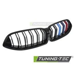 GRILLE SPORT GLOSSY BLACK TRI-COLOUR DOUBLE BAR fits BMW G14 / G15 18-22 , Nouveaux produits tuning-tec
