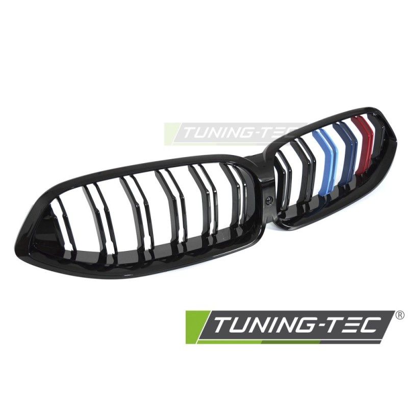GRILLE SPORT GLOSSY BLACK TRI-COLOUR DOUBLE BAR fits BMW G14 / G15 18-22 , Nouveaux produits tuning-tec