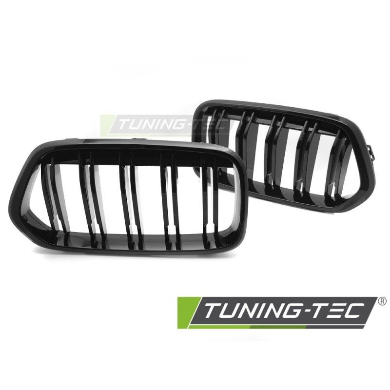 GRILLE SPORT GLOSSY BLACK DOUBLE BAR fits BMW X2 F39 18-23, Nouveaux produits tuning-tec