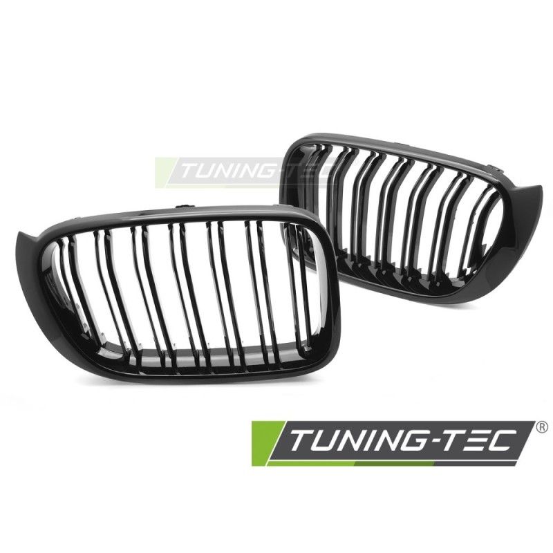 GRILLE SPORT GLOSSY BLACK DOUBLE BAR fits BMW X3 F25 LCI 14-17 / X4 F26 14-18, Nouveaux produits tuning-tec
