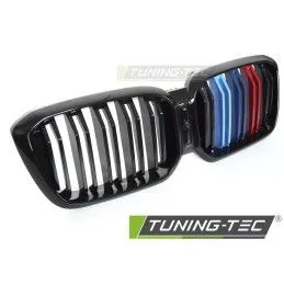 GRILLE SPORT GLOSSY BLACK TRI-COLOUR DOUBLE BAR fits BMW X3 G01 LCI / X4 G02 LCI 21-25, Nouveaux produits tuning-tec