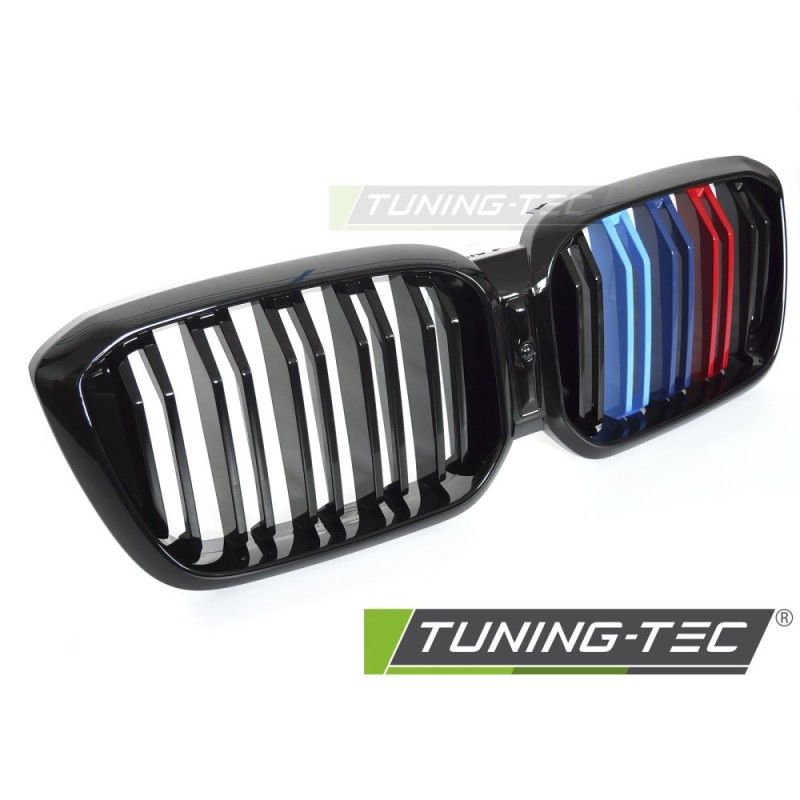 GRILLE SPORT GLOSSY BLACK TRI-COLOUR DOUBLE BAR fits BMW X3 G01 LCI / X4 G02 LCI 21-25, Nouveaux produits tuning-tec GRILLE SPORT GLOSSY BLACK TRI-COLOUR DOUBLE BAR fits BMW X3 G01 LCI / X4 G02 LCI 21-25, Nouveaux produits tuning-tec