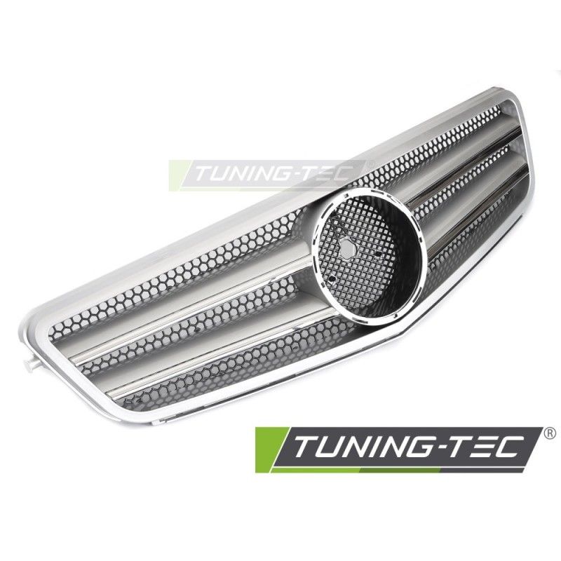 GRILLE SPORT SILVER CHROME fits MERCEDES W204 / S204 07-14, Nouveaux produits tuning-tec