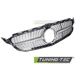 GRILLE DIAMOND SILVER CHROME with CAMERA HOLE fits MERCEDES W205 18-21 / S205 18-21 / C205 18-23 / A205 18-23, Nouveaux produits