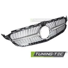 GRILLE DIAMOND SILVER CHROME with CAMERA HOLE fits MERCEDES W205 18-21 / S205 18-21 / C205 18-23 / A205 18-23, Nouveaux produits