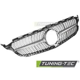 GRILLE DIAMOND SILVER CHROME fits MERCEDES W205 18-21 / S205 18-21 / C205 18-23 / A205 18-23, Nouveaux produits tuning-tec