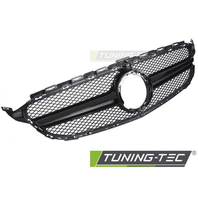 GRILLE GLOSSY BLACK with CAMERA HOLE fits MERCEDES W205 18-21 / S205 18-21 / C205 18-23 / A205 18-23, Nouveaux produits tuning-t