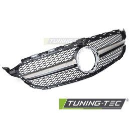 GRILLE BLACK SILVER with CAMERA HOLE fits MERCEDES W205 18-21 / S205 18-21 / C205 18-23 / A205 18-23, Nouveaux produits tuning-t