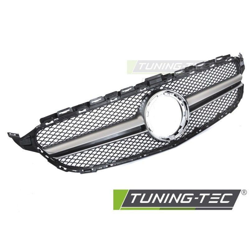 GRILLE BLACK SILVER fits MERCEDES W205 18-21 / S205 18-21 / C205 18-23 / A205 18-23, Nouveaux produits tuning-tec GRILLE BLACK SILVER fits MERCEDES W205 18-21 / S205 18-21 / C205 18-23 / A205 18-23, Nouveaux produits tuning-tec