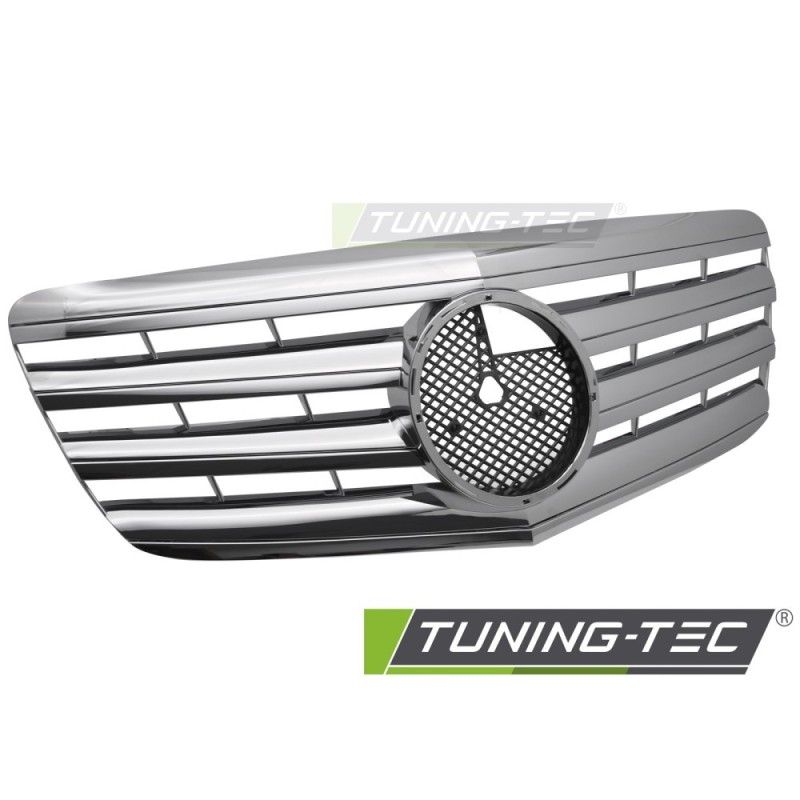 GRILLE SPORT CHROME fits MERCEDES W211 / S211 06-09, Nouveaux produits tuning-tec