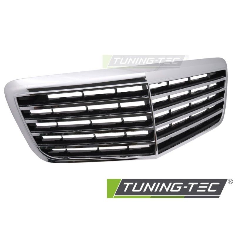 GRILLE CHROME BLACK fits MERCEDES W211 / S211 06-09, Nouveaux produits tuning-tec