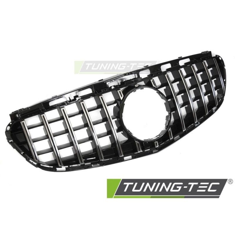 GRILLE SPORT CHROME BLACK fits MERCEDES W212 / S212 13-16, Nouveaux produits tuning-tec
