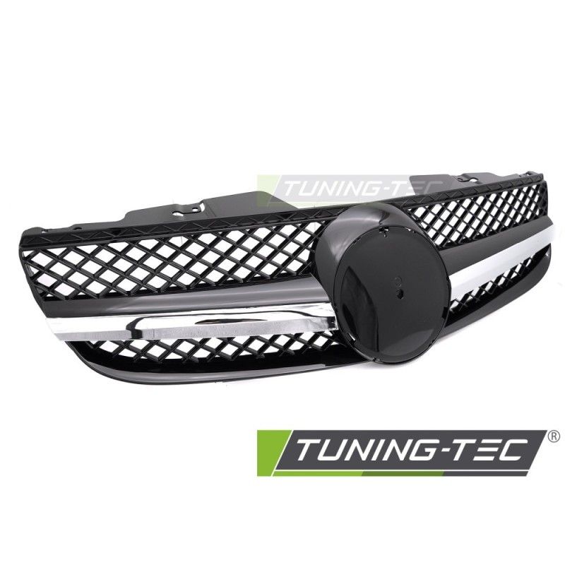 GRILLE SPORT CHROME BLACK fits MERCEDES SL R230 06-08, Nouveaux produits tuning-tec