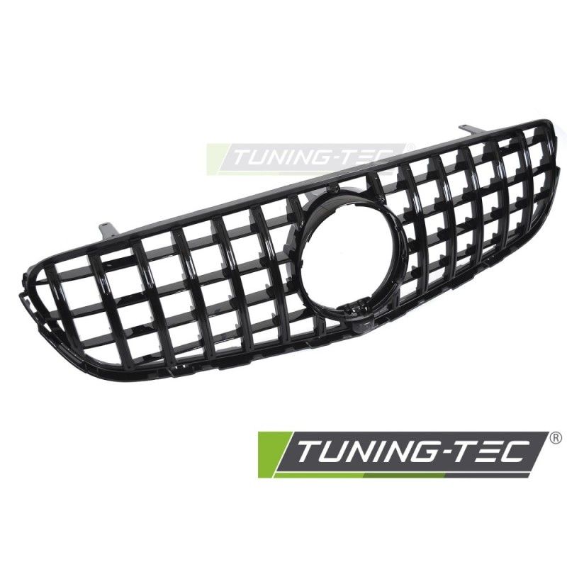 GRILLE SPORT GLOSSY BLACK with CAMERA HOLE fits MERCEDES GLC W253 15-18, Nouveaux produits tuning-tec GRILLE SPORT GLOSSY BLACK with CAMERA HOLE fits MERCEDES GLC W253 15-18, Nouveaux produits tuning-tec
