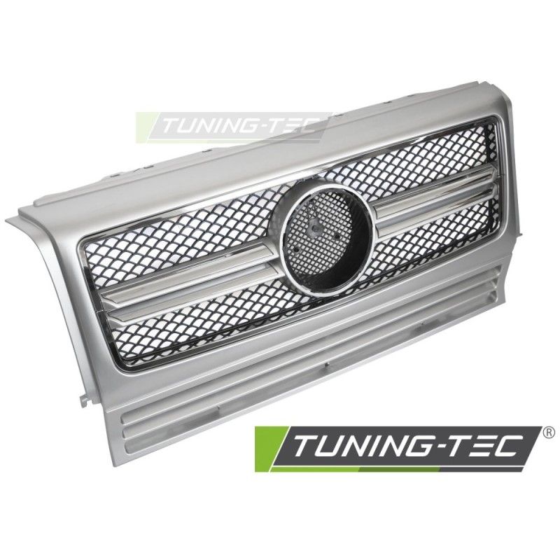 GRILLE SPORT SILVER CHROME fits MERCEDES W463 90-12 , Nouveaux produits tuning-tec