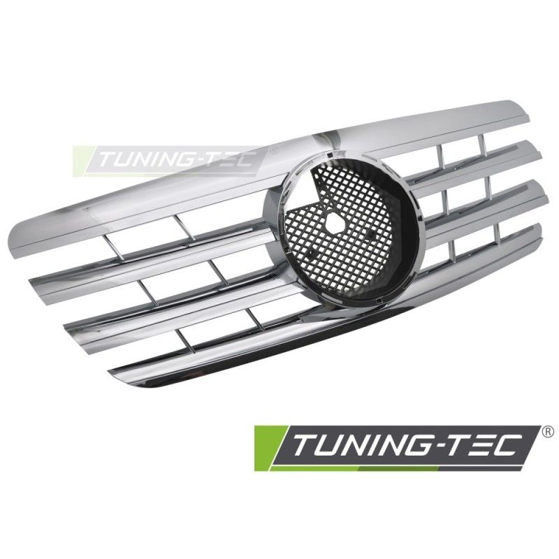 GRILLE SPORT CHROME fits MERCEDES W210 99-02 / S210 99-03, Nouveaux produits tuning-tec GRILLE SPORT CHROME fits MERCEDES W210 99-02 / S210 99-03, Nouveaux produits tuning-tec
