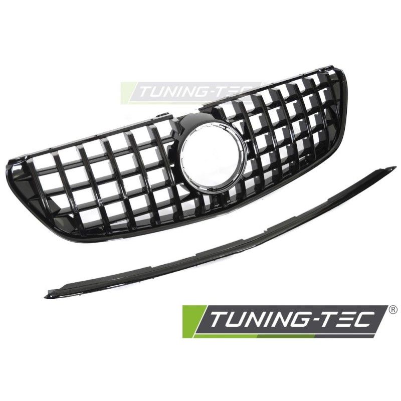 GRILLE SPORT GLOSSY BLACK fits MERCEDES V-CLASS W447 14-19, Nouveaux produits tuning-tec