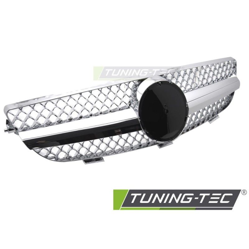 GRILLE SPORT CHROME fits MERCEDES CLK W209 03-10, Nouveaux produits tuning-tec